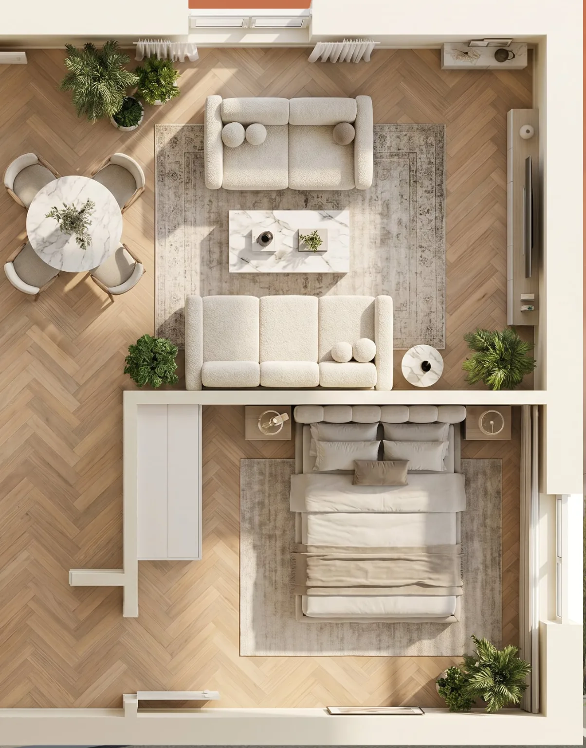 Central Residence — pogled odozgo